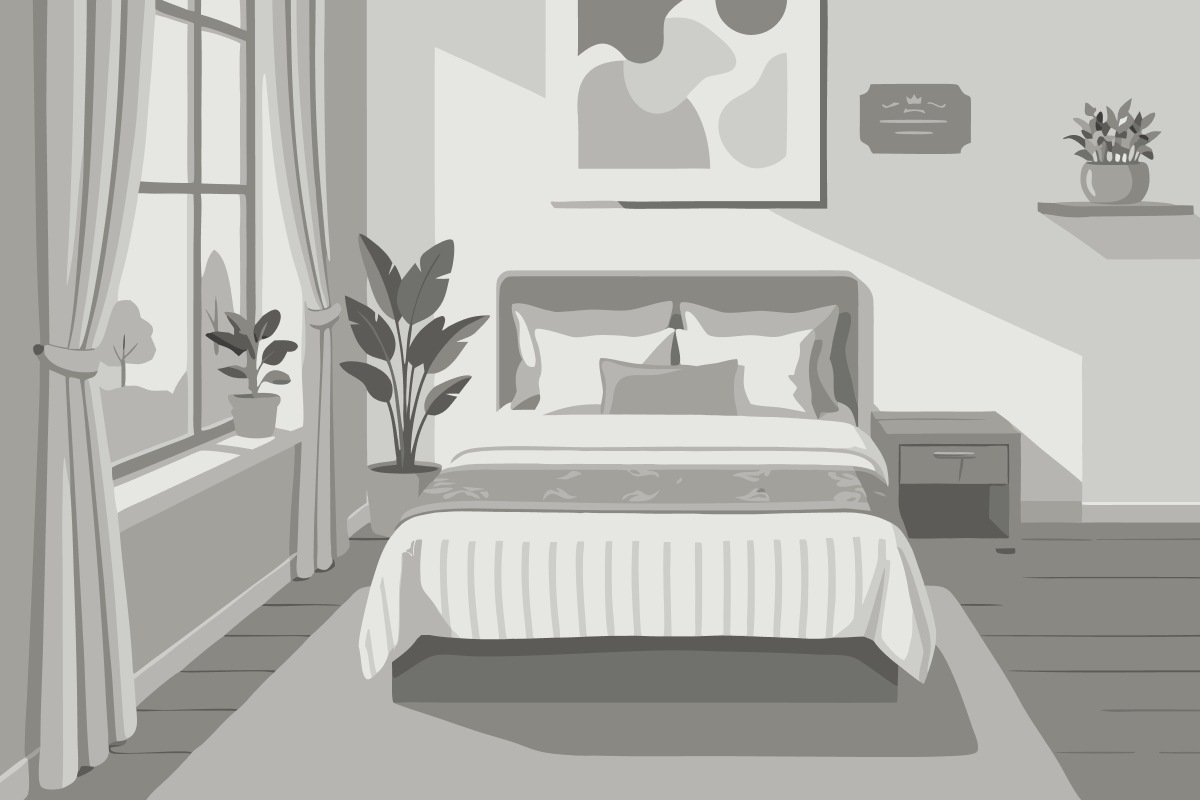 Dormitorio Maschile per 4 Persone